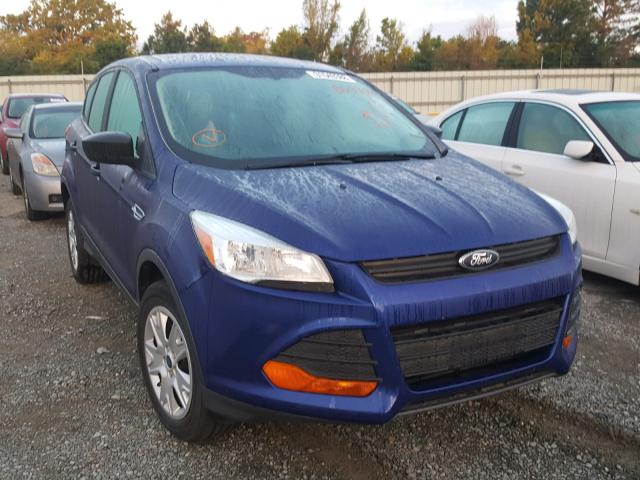 1FMCU0F78DUB63706 - 2013 FORD ESCAPE S BLUE photo 1