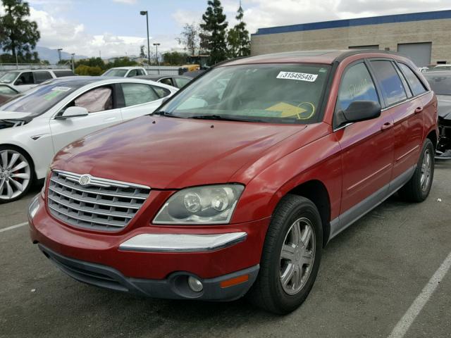 2C4GM68485R397080 - 2005 CHRYSLER PACIFICA T RED photo 2