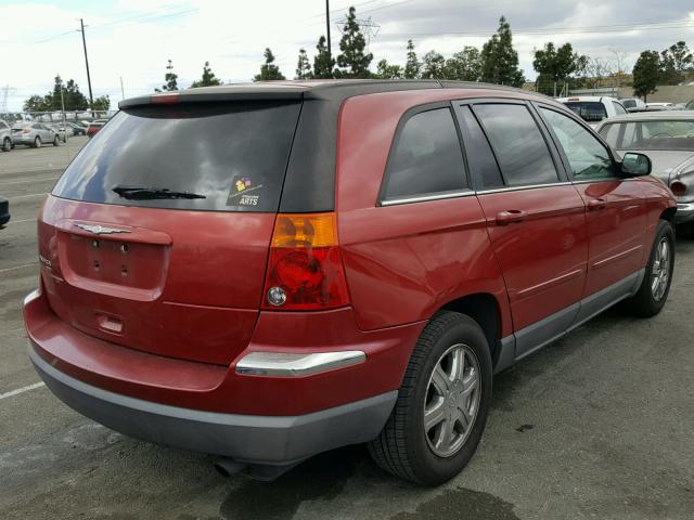 2C4GM68485R397080 - 2005 CHRYSLER PACIFICA T RED photo 4