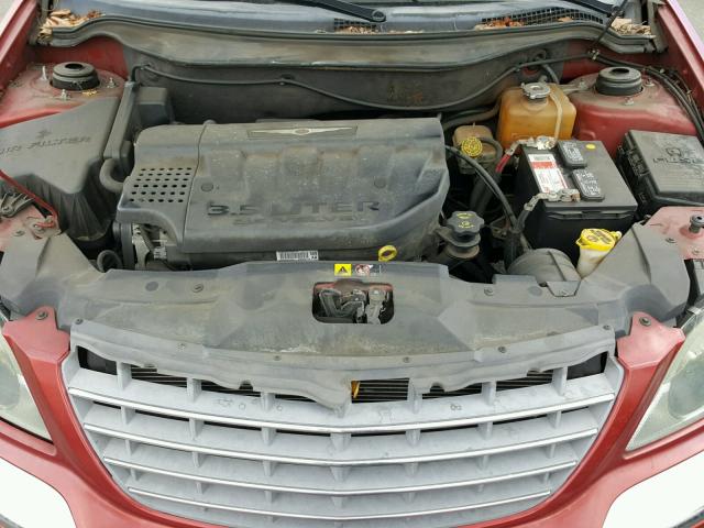 2C4GM68485R397080 - 2005 CHRYSLER PACIFICA T RED photo 7