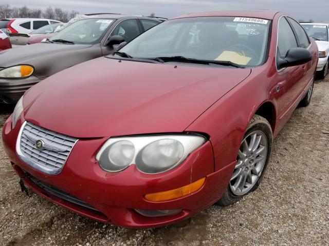 2C3AE66G91H539411 - 2001 CHRYSLER 300M RED photo 2