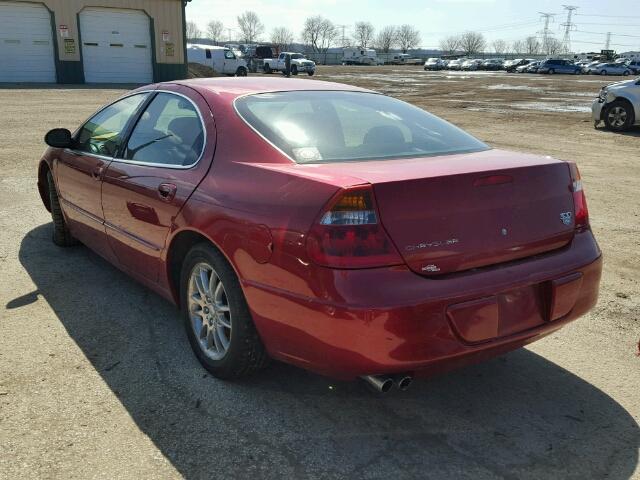 2C3AE66G91H539411 - 2001 CHRYSLER 300M RED photo 3