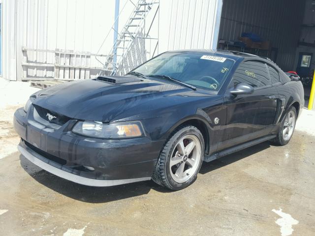 1FAFP42R94F151758 - 2004 FORD MUSTANG MA BLACK photo 2