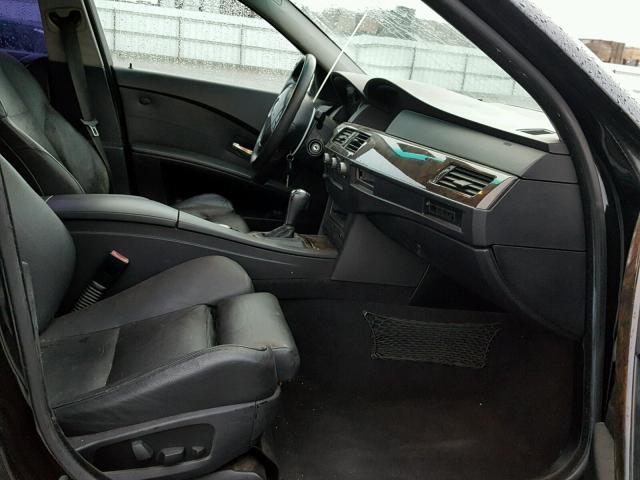 WBANB33554B111918 - 2004 BMW 545 I BLACK photo 5