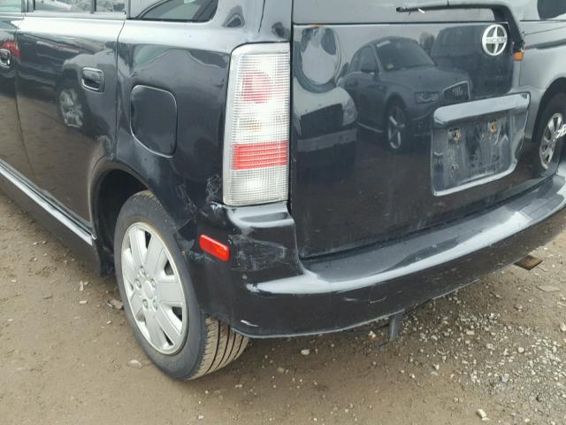 JTLKT324764080176 - 2006 TOYOTA SCION XB BLACK photo 9