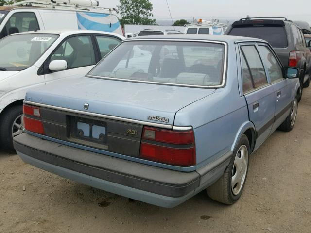 JM1GC2219H1153506 - 1987 MAZDA 626 BLUE photo 4