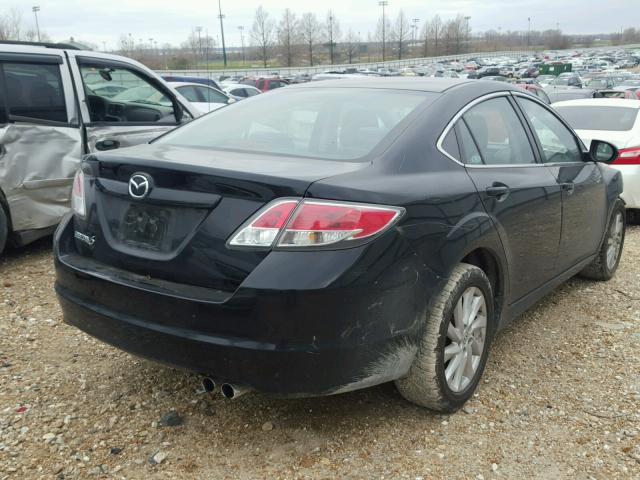 1YVHZ8DH2C5M11621 - 2012 MAZDA 6 I BLACK photo 4