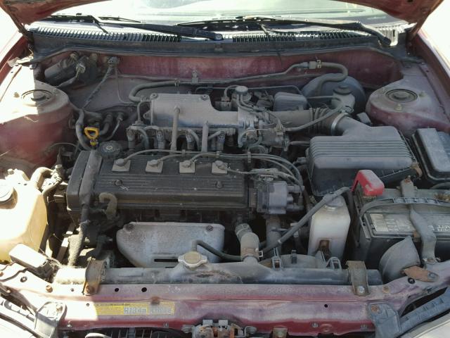 1Y1SK5269TZ000480 - 1996 GEO PRIZM RED photo 7