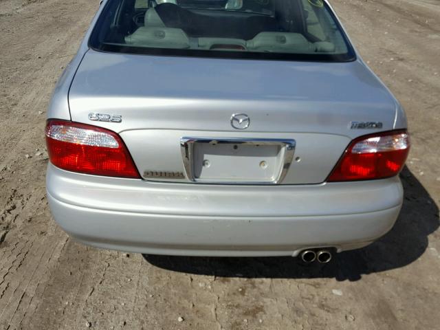 1YVGF22F725294684 - 2002 MAZDA 626 ES SILVER photo 9