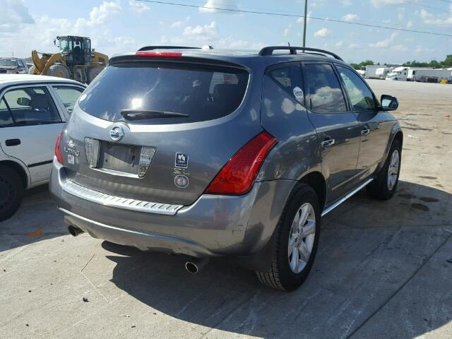 JN8AZ08T07W511731 - 2007 NISSAN MURANO SE/ GREEN photo 4