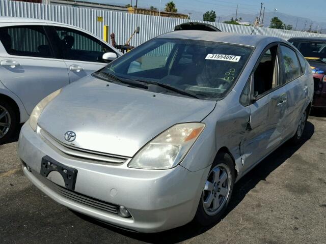 JTDKB20U457014225 - 2005 TOYOTA PRIUS SILVER photo 2