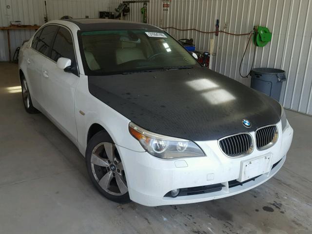 WBANF33537CS38752 - 2007 BMW 525 XI WHITE photo 1