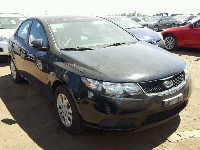 KNAFU4A24A5103865 - 2010 KIA FORTE EX BLACK photo 1