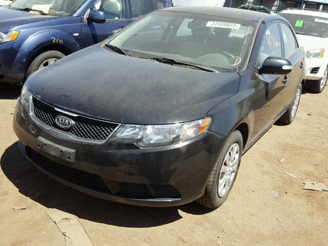 KNAFU4A24A5103865 - 2010 KIA FORTE EX BLACK photo 2