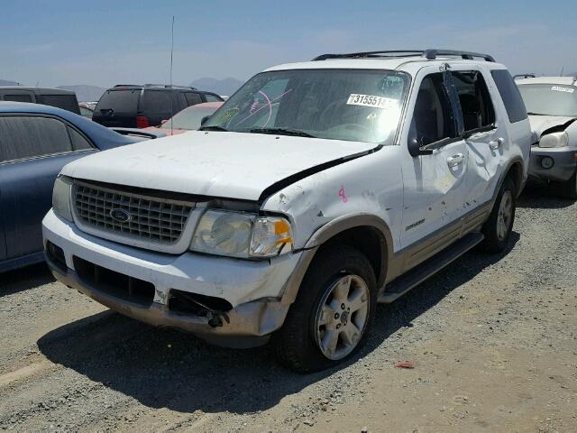 1FMZU64W84UB31071 - 2004 FORD EXPLORER E WHITE photo 2