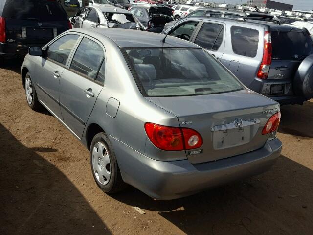 2T1BR32E34C202318 - 2004 TOYOTA COROLLA CE SILVER photo 3