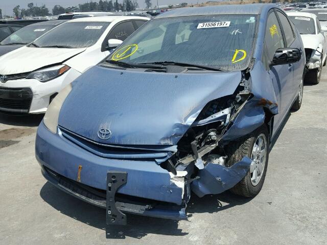 JTDKB20U353086542 - 2005 TOYOTA PRIUS BLUE photo 2