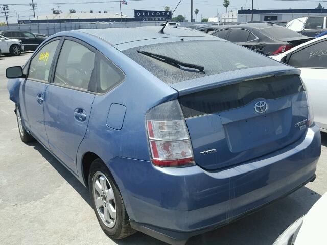 JTDKB20U353086542 - 2005 TOYOTA PRIUS BLUE photo 3