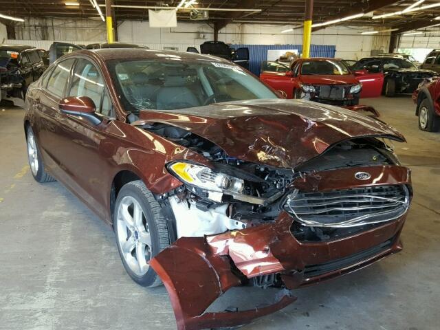 3FA6P0G74GR269949 - 2016 FORD FUSION S BURGUNDY photo 1