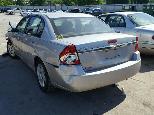 1G1ZT53826F213849 - 2006 CHEVROLET MALIBU SILVER photo 3