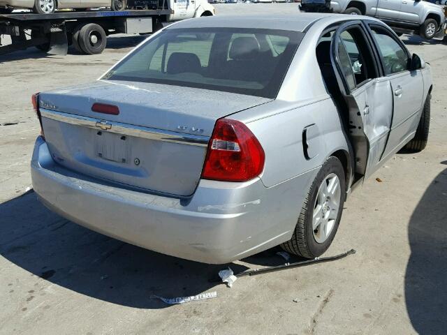 1G1ZT53826F213849 - 2006 CHEVROLET MALIBU SILVER photo 4