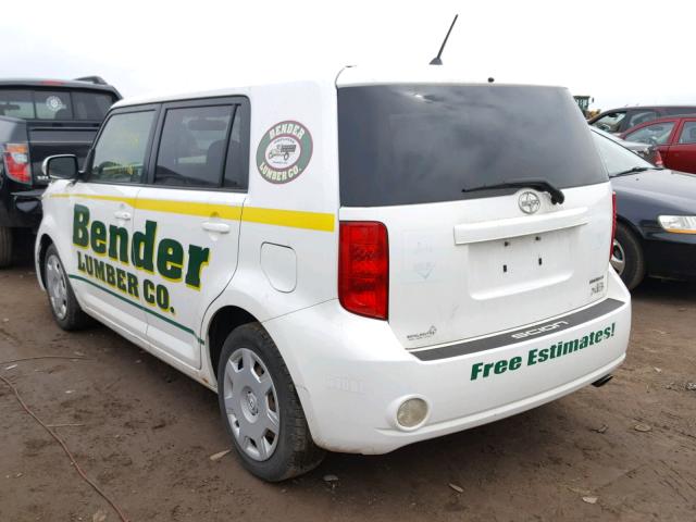 JTLKE50E991082454 - 2009 TOYOTA SCION XB WHITE photo 3