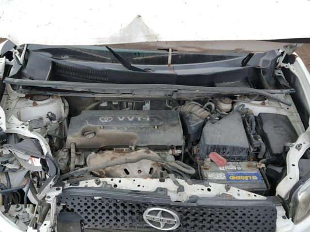 JTLKE50E991082454 - 2009 TOYOTA SCION XB WHITE photo 7