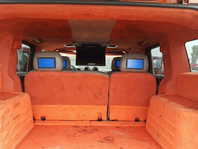 5GRGN23U03H148793 - 2003 HUMMER H2 ORANGE photo 9