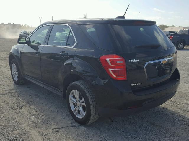 2GNALBEK6H1513911 - 2017 CHEVROLET EQUINOX LS BLACK photo 3