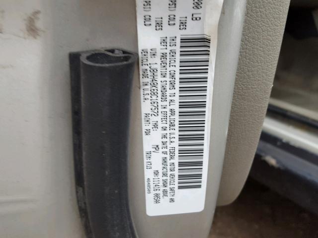 1J8HH48K68C167572 - 2008 JEEP COMMANDER BEIGE photo 10