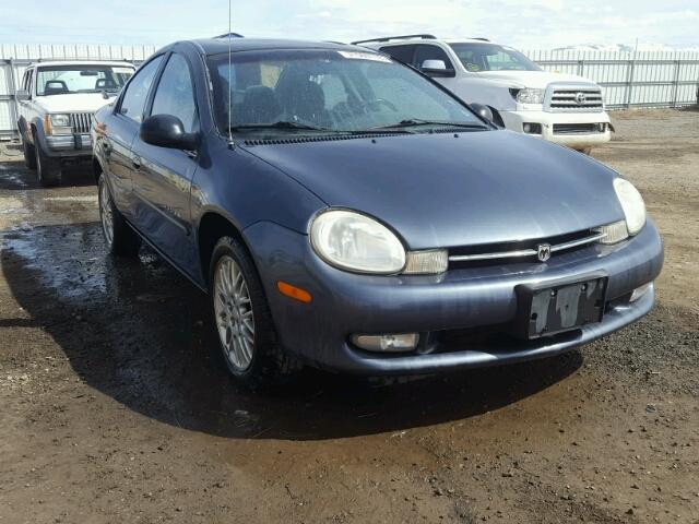 1B3ES46C41D147636 - 2001 DODGE NEON SE BLUE photo 1