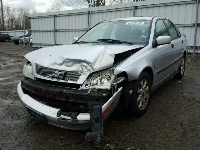 YV1VS29501F721664 - 2001 VOLVO S40 1.9T SILVER photo 2