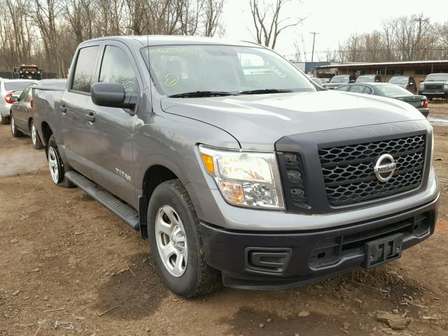 1N6AA1EJ8HN511203 - 2017 NISSAN TITAN S GRAY photo 1