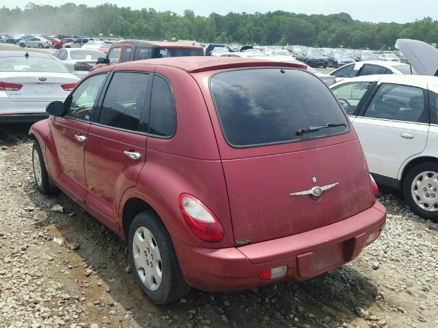 3A8FY48B88T113119 - 2008 CHRYSLER PT CRUISER RED photo 3