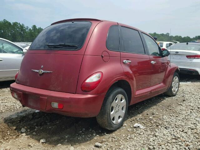 3A8FY48B88T113119 - 2008 CHRYSLER PT CRUISER RED photo 4