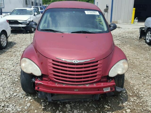 3A8FY48B88T113119 - 2008 CHRYSLER PT CRUISER RED photo 9