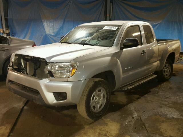 5TFTX4CNXCX017939 - 2012 TOYOTA TACOMA SILVER photo 2