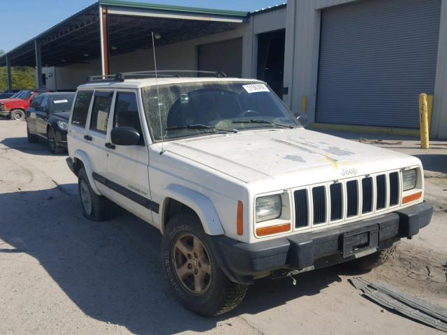 1J4FF48S7YL201534 - 2000 JEEP CHEROKEE S WHITE photo 1