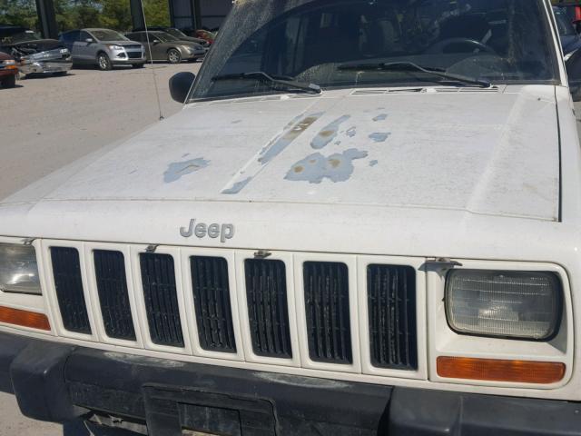 1J4FF48S7YL201534 - 2000 JEEP CHEROKEE S WHITE photo 7