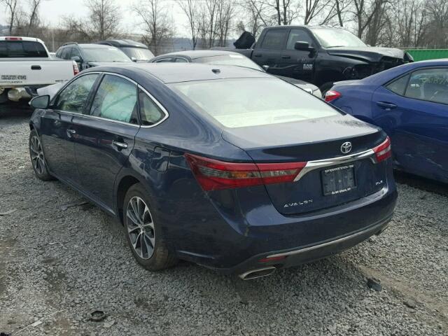 4T1BK1EB1GU215369 - 2016 TOYOTA AVALON XLE BLUE photo 3