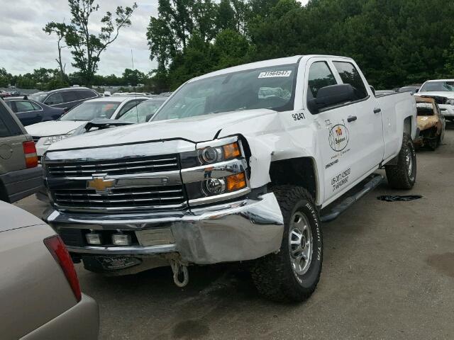 1GC1KUEG0FF664042 - 2015 CHEVROLET SILVERADO WHITE photo 2