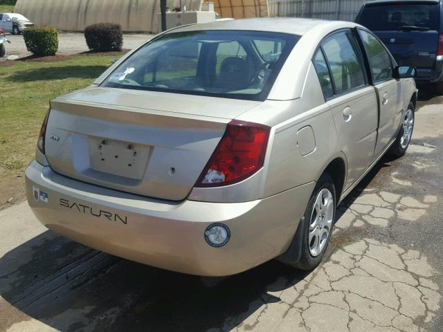 1G8AZ52F85Z102703 - 2005 SATURN ION LEVEL GOLD photo 4