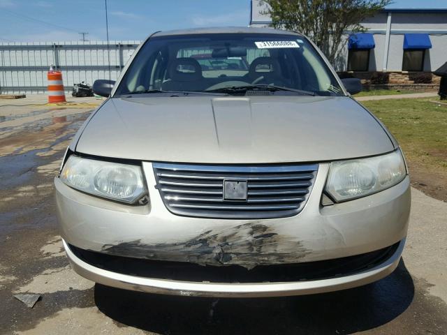 1G8AZ52F85Z102703 - 2005 SATURN ION LEVEL GOLD photo 9