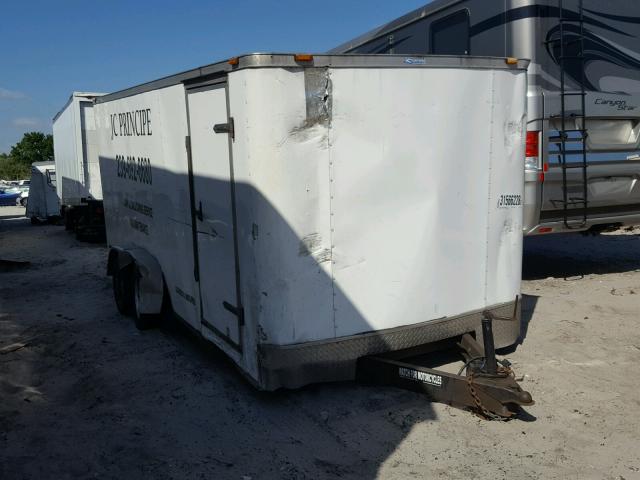 4X4TFTV234U203240 - 2004 CARGO TRAILER WHITE photo 1