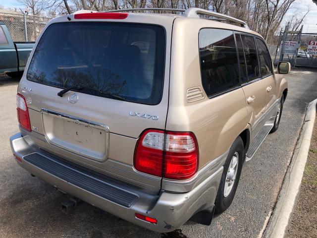 JT6HT00W1X0073197 - 1999 LEXUS LX 470 TAN photo 4