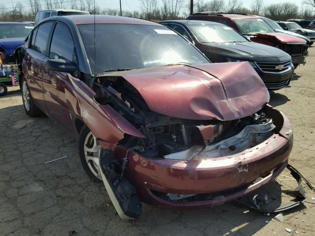 1G8AL52F63Z103444 - 2003 SATURN ION LEVEL BURGUNDY photo 1