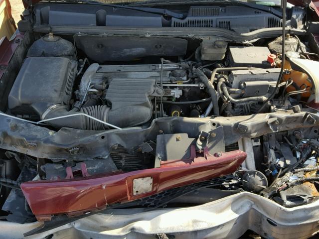 1G8AL52F63Z103444 - 2003 SATURN ION LEVEL BURGUNDY photo 7