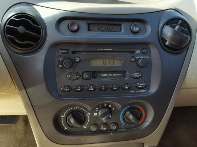 1G8AL52F63Z103444 - 2003 SATURN ION LEVEL BURGUNDY photo 9