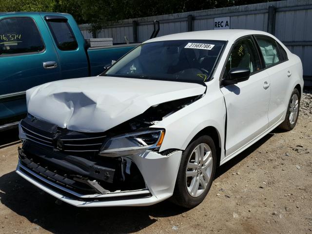 3VW2K7AJ1FM224108 - 2015 VOLKSWAGEN JETTA BASE Սպիտակ լուսանկար 2