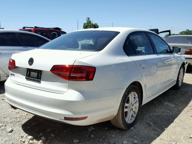 3VW2K7AJ1FM224108 - 2015 VOLKSWAGEN JETTA BASE Սպիտակ լուսանկար 4